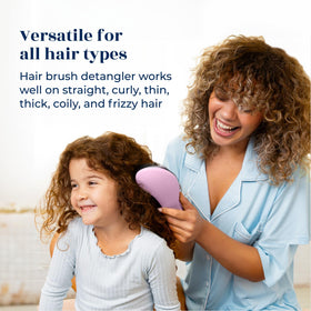 Crave Naturals Glide Thru Detangling Brush close-up of bristles