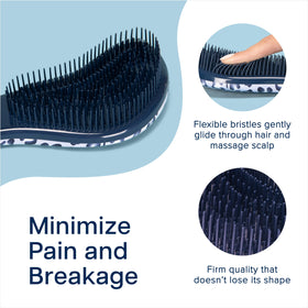 Crave Naturals Glide Thru Detangling Hair Brush in hand for size reference