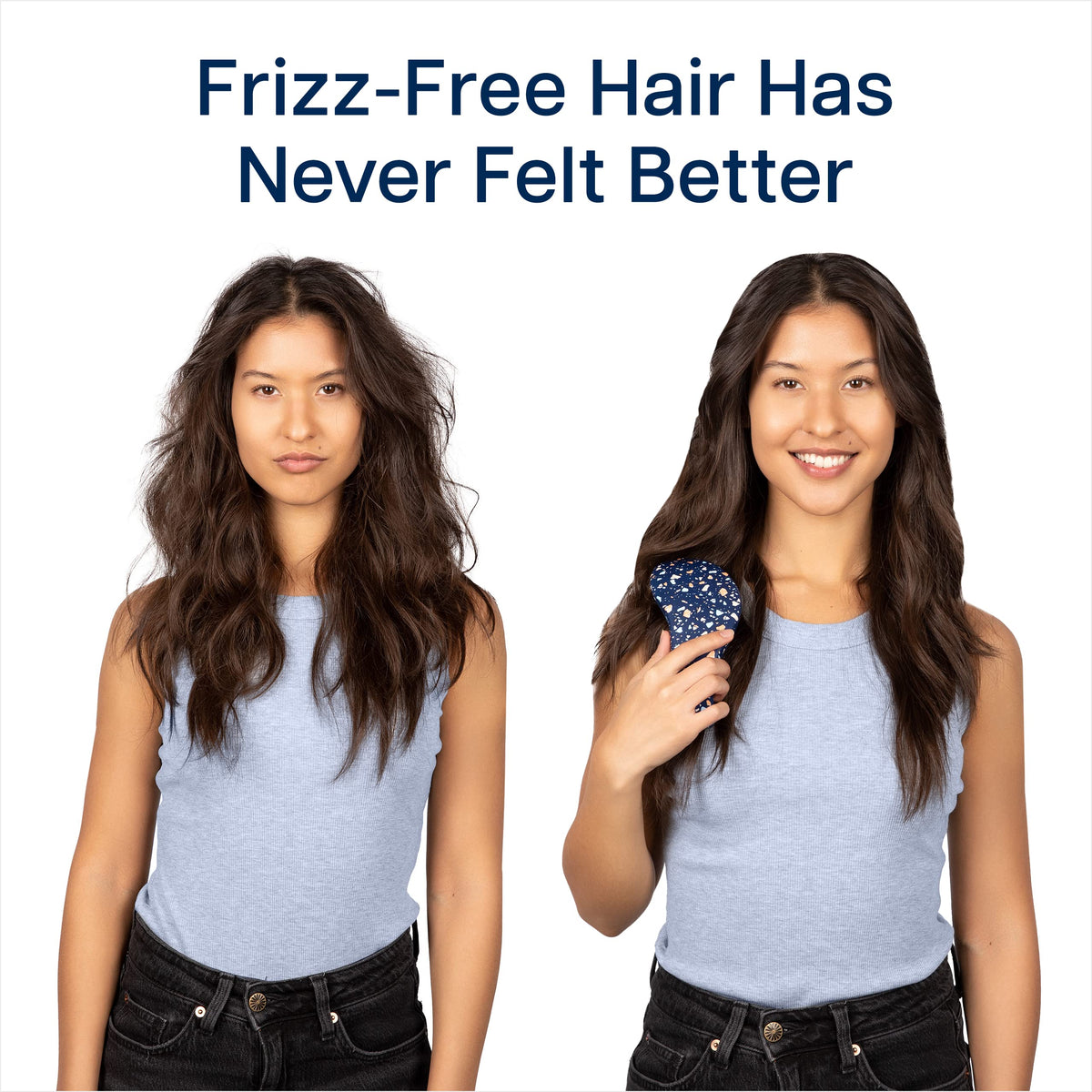 Crave Naturals Glide Thru Detangling Hair Brush in travel bag