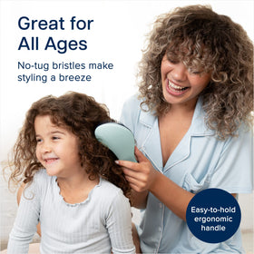 Crave Naturals Glide Thru Detangling Hair Brush on a bathroom counter