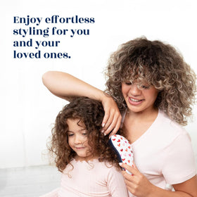 Crave Naturals Glide Thru Detangling Hair Brush showing cone-shaped bristles