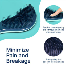 Crave Naturals Glide Thru Detangling Hair Brushes pack of 2