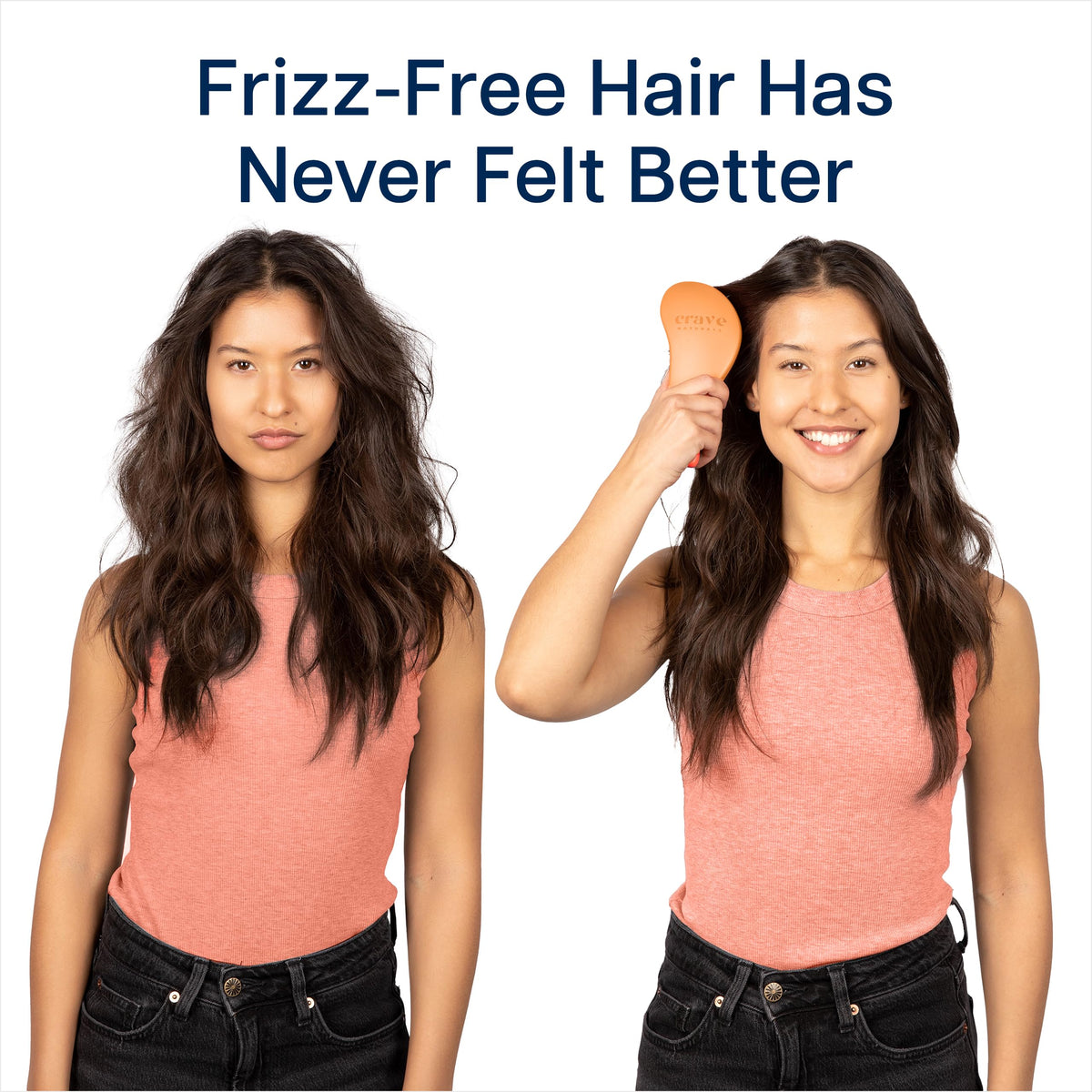 Crave Naturals Glide Thru Hair Brush bristles close-up
