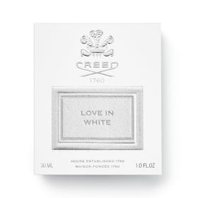 Creed Love in White Eau de Parfum packaging with floral design