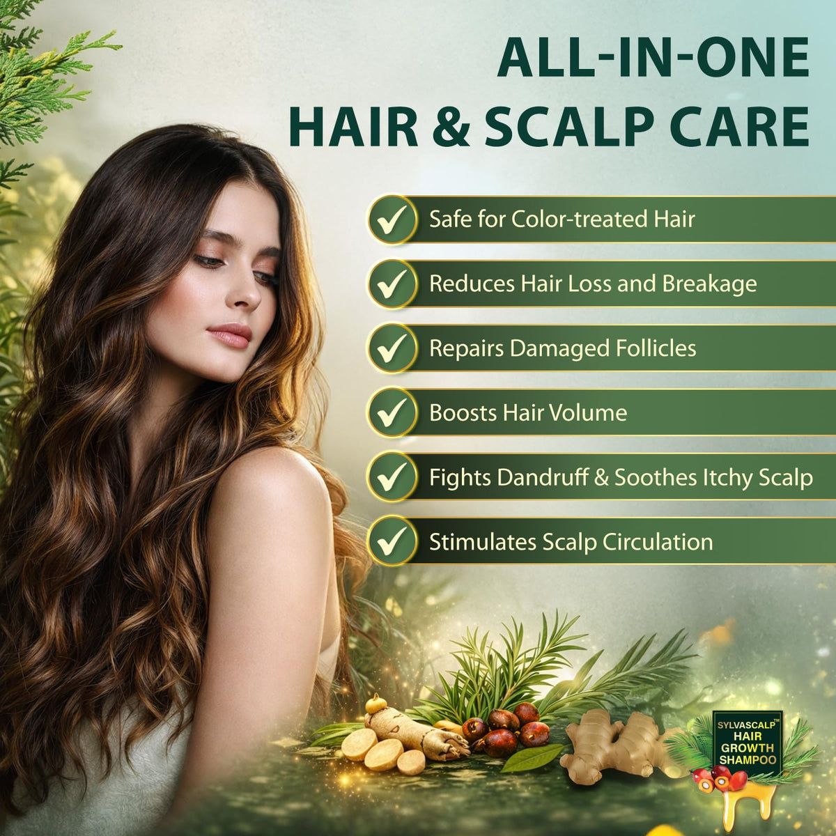 Creip Rosemary & Batana Oil Hair Growth Shampoo in a bathroom setting