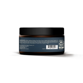 Cremo Beard & Scruff Cream Palo Santo with ingredients display