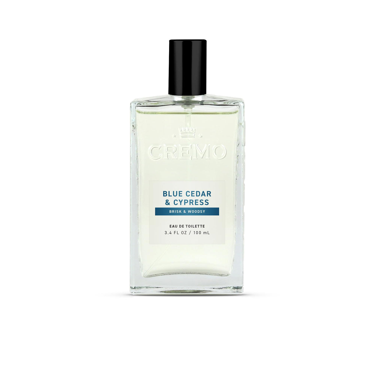 Cremo Blue Cedar & Cypress Cologne Spray front view