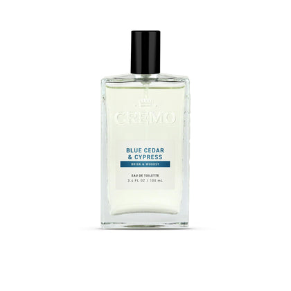 Cremo Blue Cedar & Cypress Cologne Spray front view
