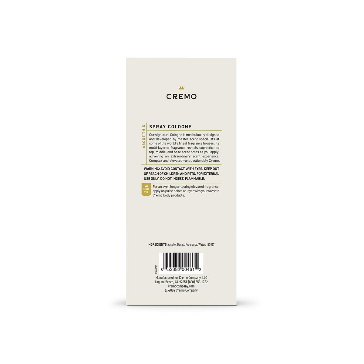 Cremo Blue Cedar & Cypress Cologne Spray lifestyle scene
