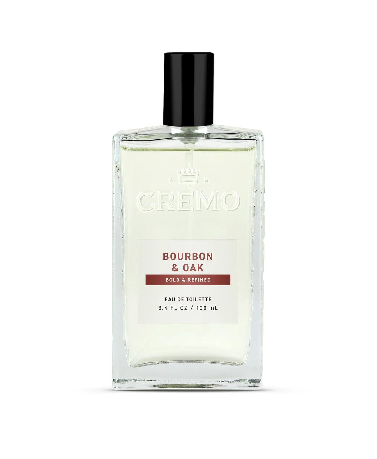 Cremo Bourbon & Oak Cologne 3.4 Fl Oz front view