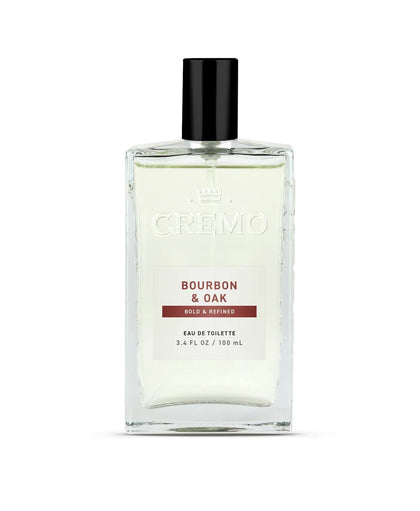 Cremo Bourbon & Oak Cologne 3.4 Fl Oz front view
