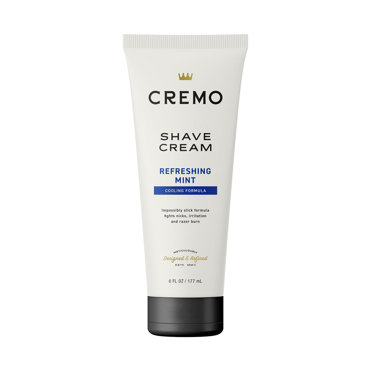 Cremo Cooling Shave Cream 6 fl oz front view with packaging