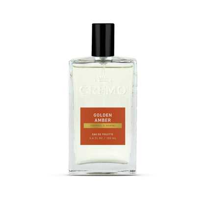 Cremo Golden Amber Cologne 3.4 Fl Oz front view