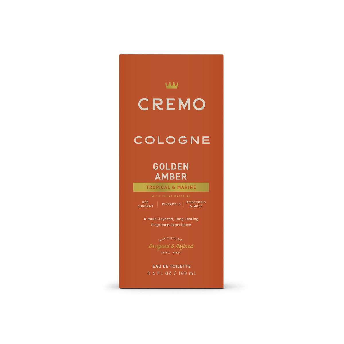 Cremo Golden Amber Cologne spray nozzle close-up