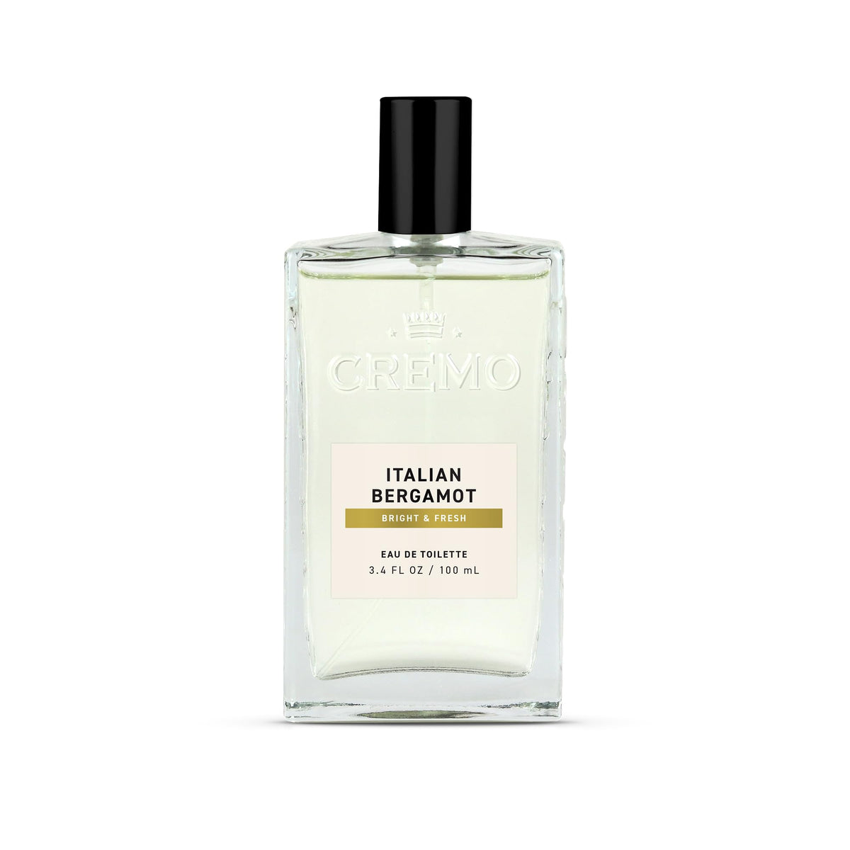 Cremo Italian Bergamot Cologne 3.4 Fl Oz front view