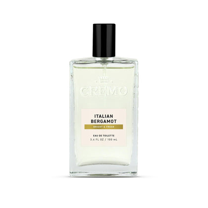 Cremo Italian Bergamot Cologne 3.4 Fl Oz front view