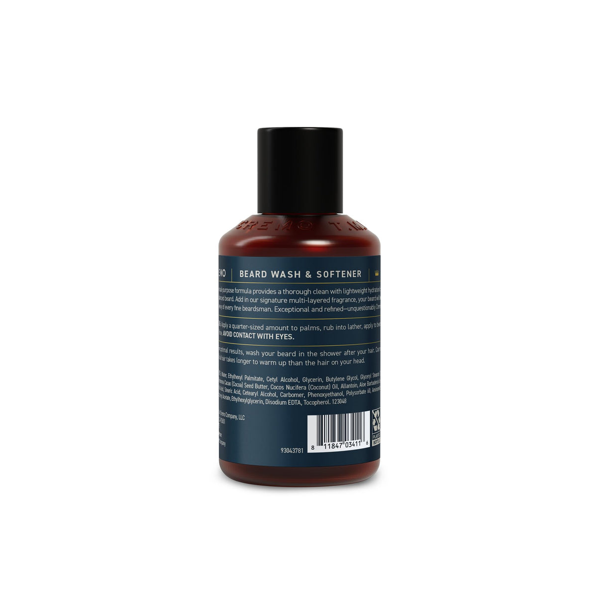 Cremo Palo Santo Beard Wash & Softener in lifestyle setting