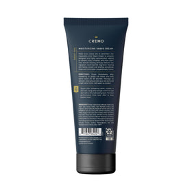 Cremo Palo Santo Shave Cream in a bathroom setting