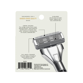 Cremo Razor Refills with hydrating gel infusion detail