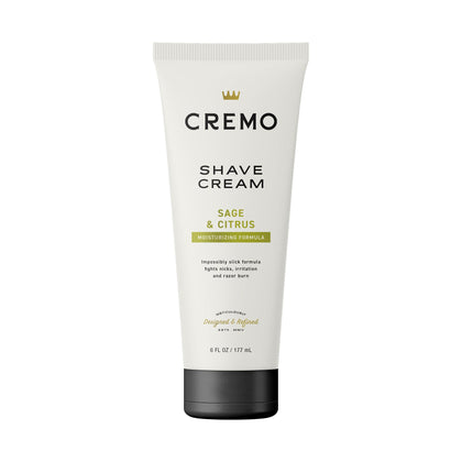 Cremo Sage & Citrus Shave Cream 6 Fl Oz front view