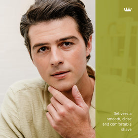 Cremo Sage & Citrus Shave Cream packaging side view