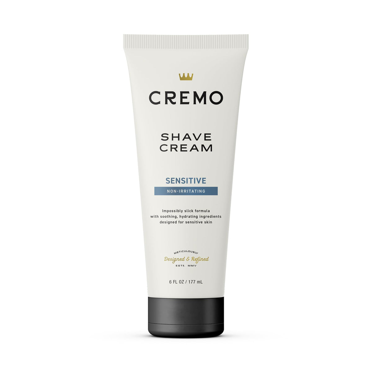 Cremo Sensitive Shave Cream 6 Fl Oz front view