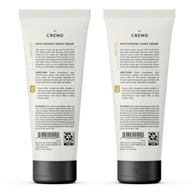Cremo Shaving Cream 2-Pack displayed on bathroom counter