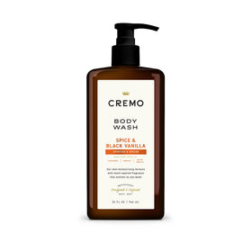 Cremo Spice & Black Vanilla Body Wash 32 Fl Oz front view