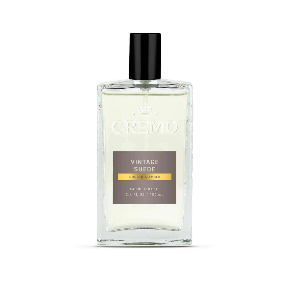 Cremo Vintage Suede Cologne 3.4 Fl Oz front view