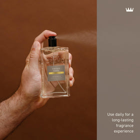 Cremo Vintage Suede Cologne bottle with cap