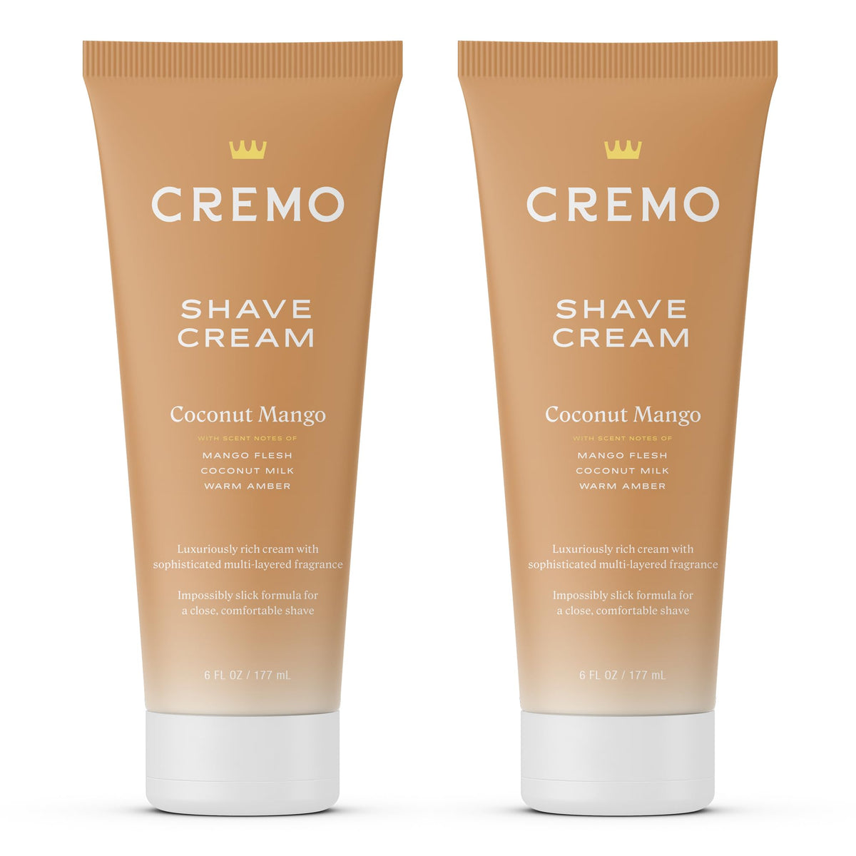 Cremo Women's Shaving Cream Coconut Mango front view