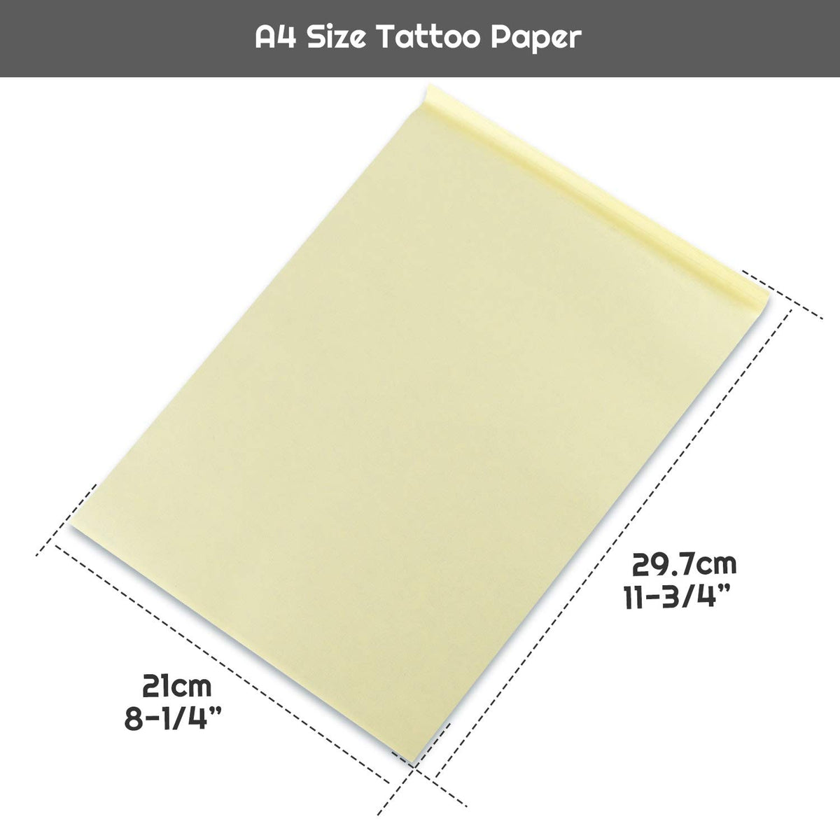 Cridoz Tattoo Transfer Paper kit with sheets stacked