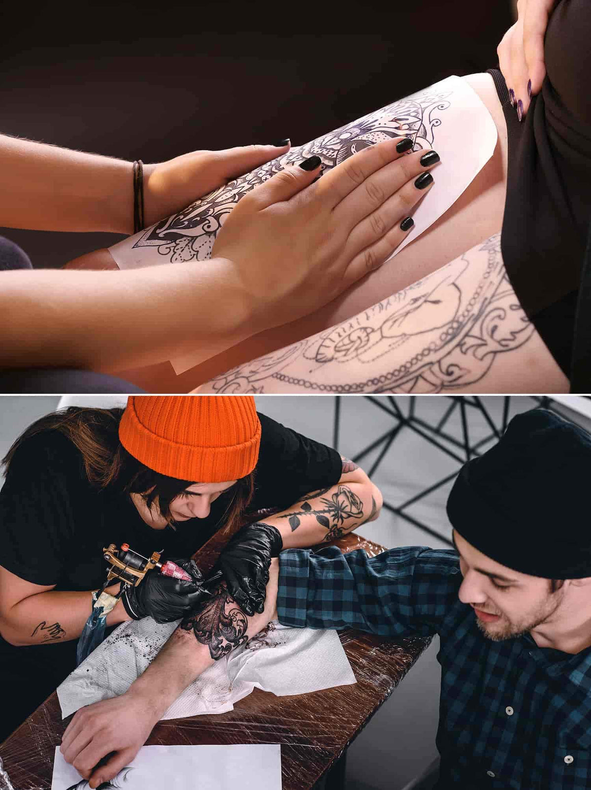 Cridoz Tattoo Transfer Paper sheets cut to size