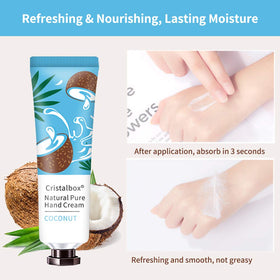 CRISTALBOX hand lotion with shea butter and aloe ingredients