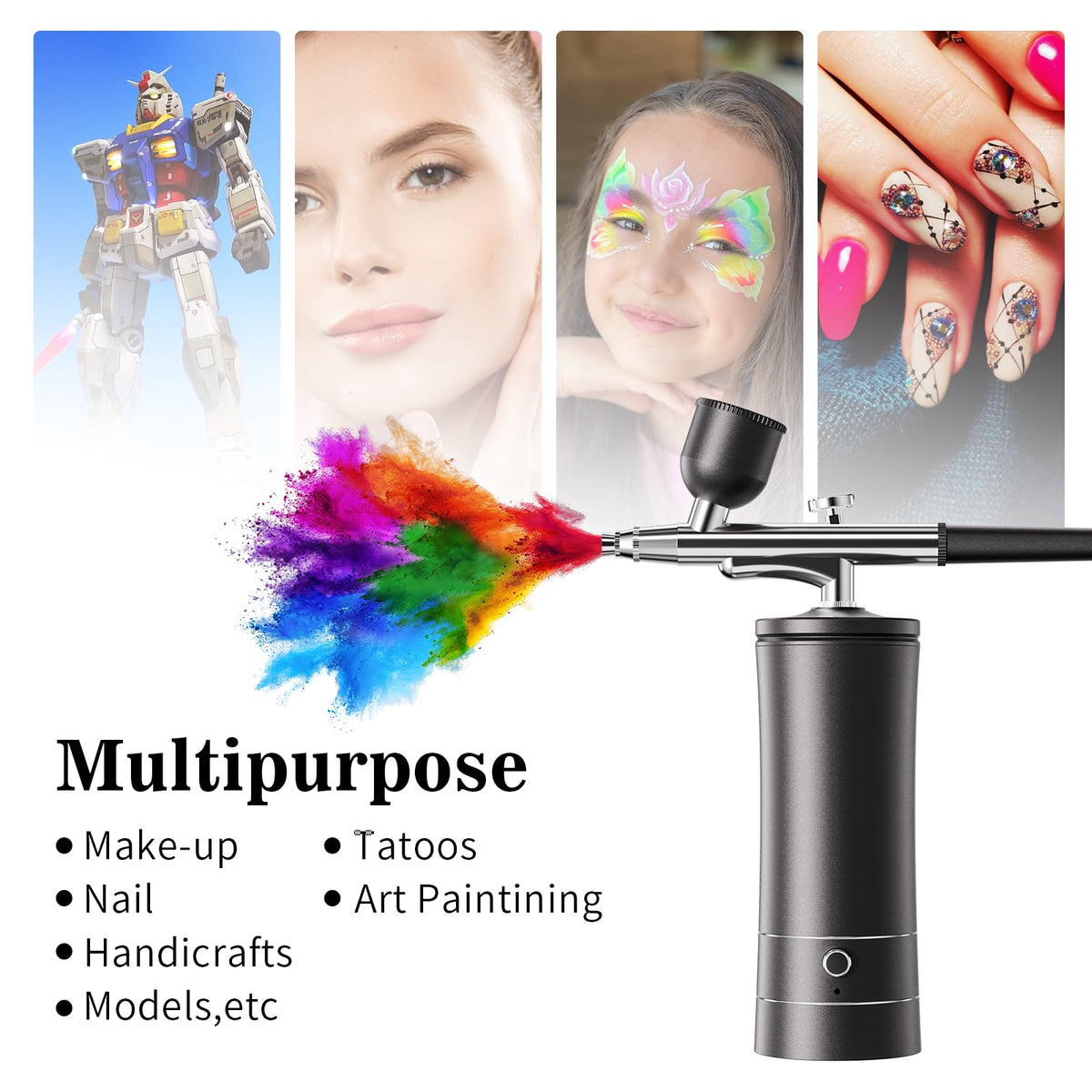crpen Airbrush Kit packaging and accessories overview
