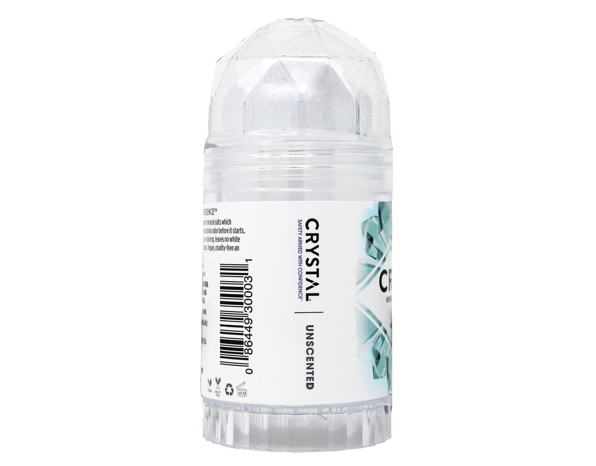 Crystal Essence Deodorant Stick Unscented with ingredients list