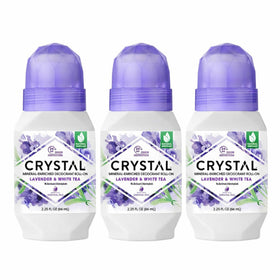 Crystal Essence Lavender & White Tea Deodorant Roll-On front view