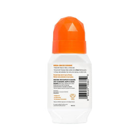 Crystal Essence Mineral Deodorant Roll-On Citrus & Cedar application on skin