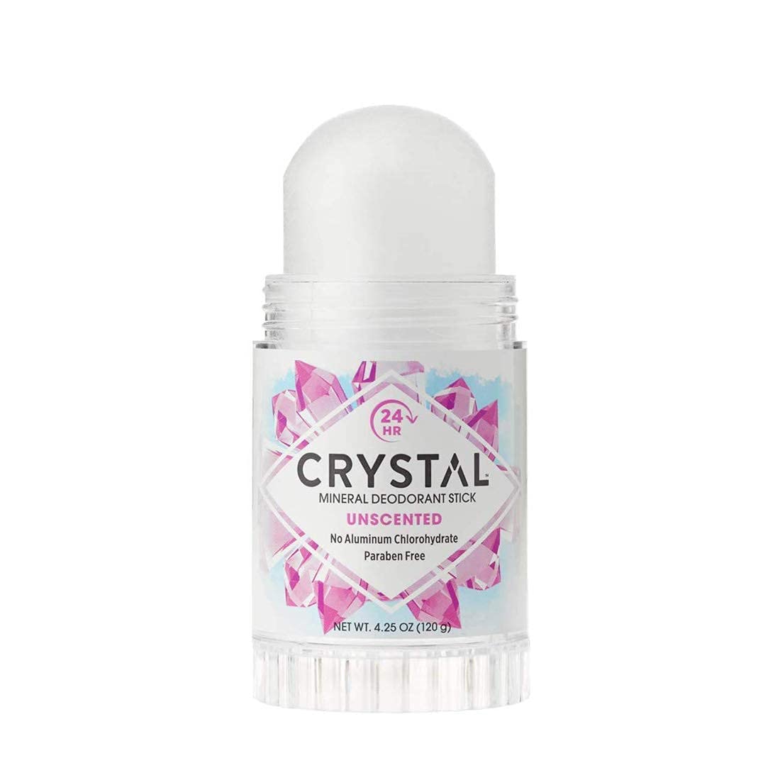 Crystal Essence Mineral Deodorant Stick Unscented back view