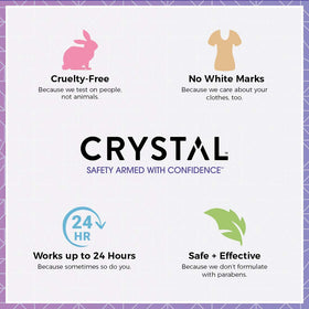 Crystal Essence Mineral Deodorant Stick Unscented packaging