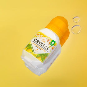 Crystal Essence Mineral Roll-On Deodorant Chamomile & Green Tea application