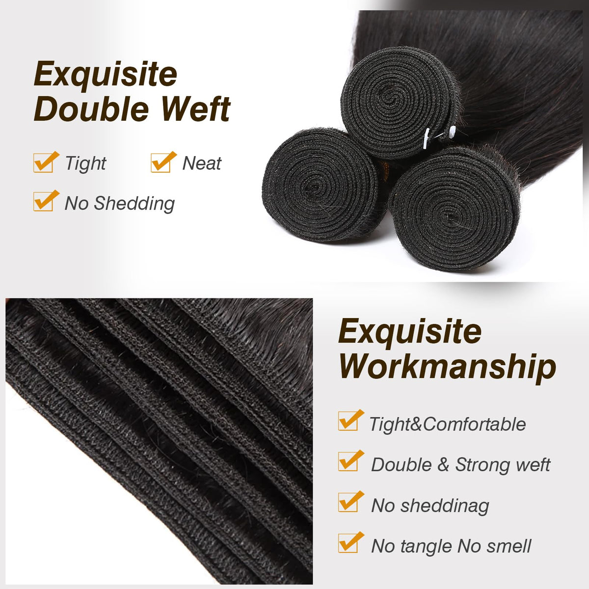 CSCHS Body Wave Bundles packaging
