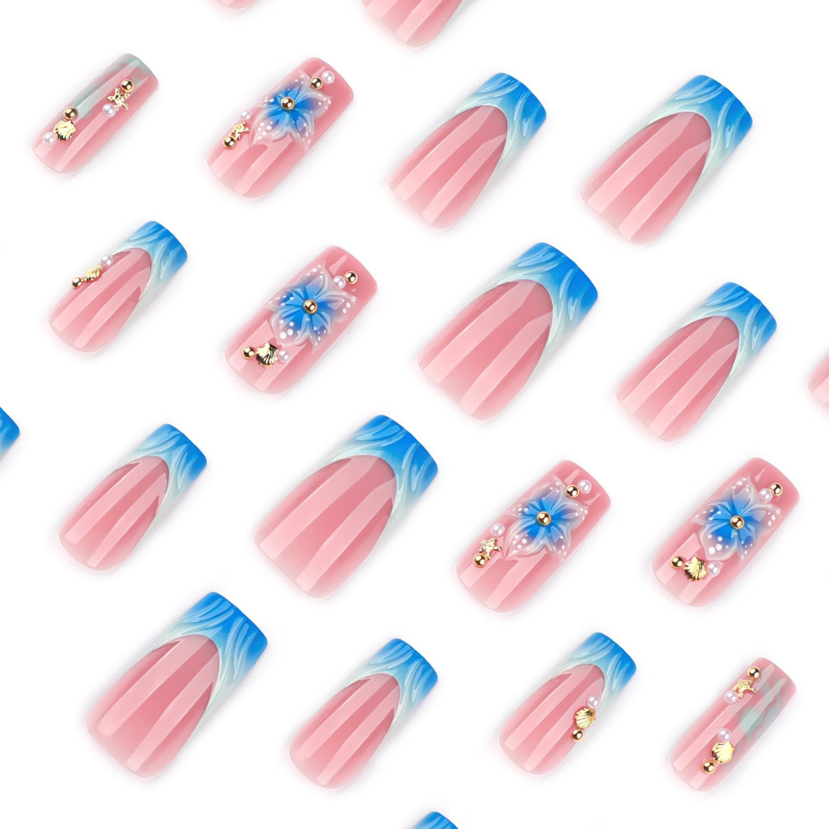 CTTHNBD press on nails package contents including nail file and glue stickers