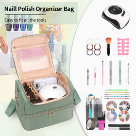 CUBETASTIC Nail Polish Organizer Case in pink colour option