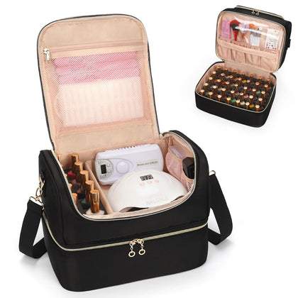 CUBETASTIC Nail Polish Organizer front view with various colours