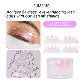 CURACORO Lash Lift Shields displayed on a clean surface