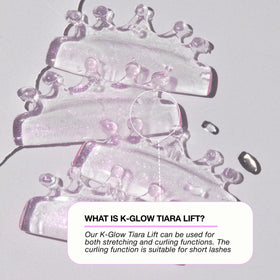 CURACORO Lash Lift Shields S and M sizes side by side