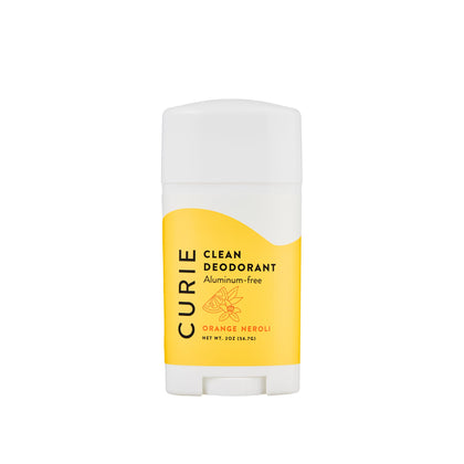 Curie Natural Deodorant Orange Neroli 2oz stick front view