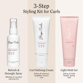 Curl Defining Cream from Rizos Curls in a clear container