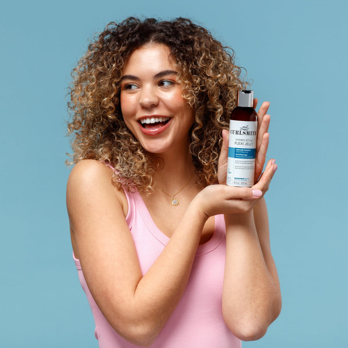 CURLSMITH Hydro Style Flexi-Jelly styling results